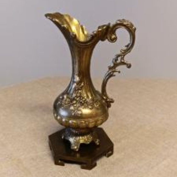 Vintage Italian Brass Pitcher - Picture 3 of 3